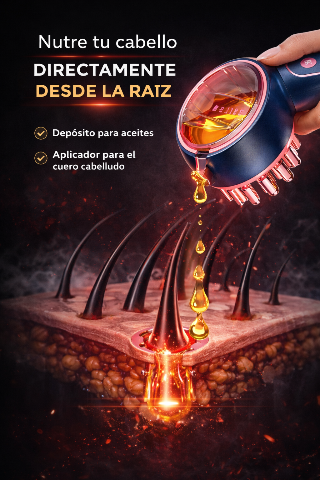Cepillo de Crecimiento Capilar